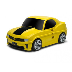 Walizka w kształcie samochodu - Chevrolet Camaro żółty
