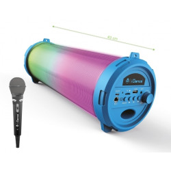 Głośnik przenośny 50W + mikrofon Cyclone 401 - niebieski
