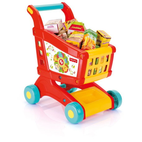 FISHER PRICE - WÓZEK NA ZAKUPY Z AKCESORIAMI