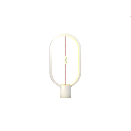 Heng Balance Lamp Ellipse Plastic USB WHITE